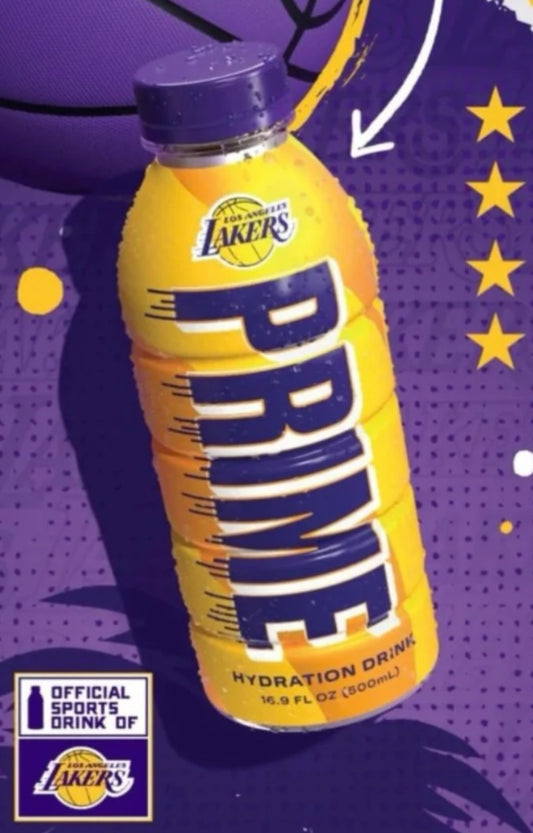 Prime Hydration LA Lakers 500ml IN HAND