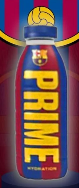 Prime Hydration FC BARCELONA Limited Edition Bottle (500ml) - IN HAND