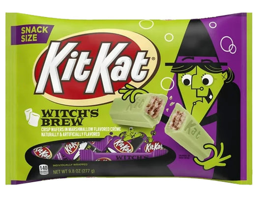 Kit Kat Witch's Brew Marshmallow Flavoured Creme Snack Size Wafer Candy 277g