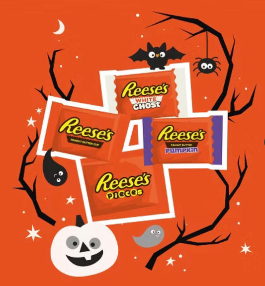 Reese's Peanut Butter Lover's Chocolate Halloween snack size candy 16g