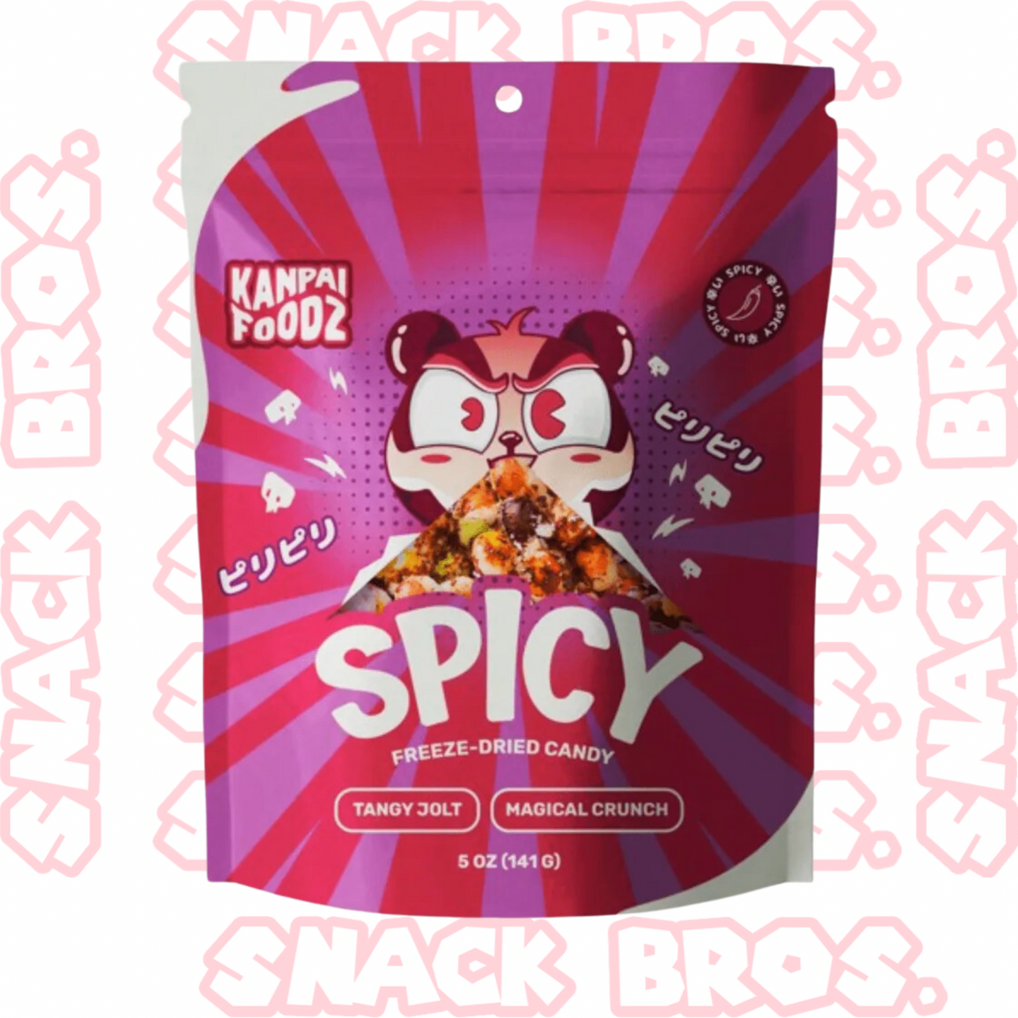 Kanpai Foodz Spicy Freeze-Dried Candy – Tangy Jolt