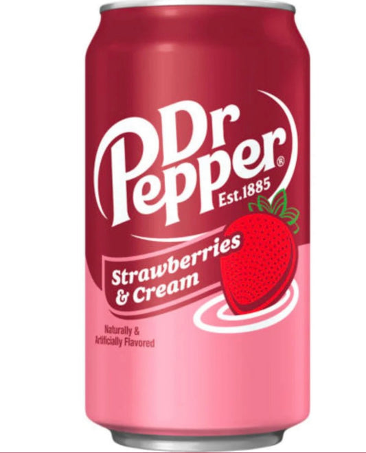 Dr Pepper Strawberries and cream (355 ML)