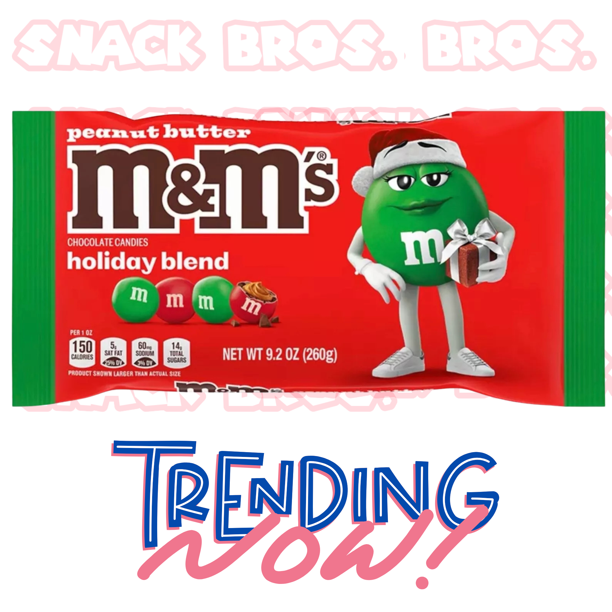 Peanut Butter M&M’s Holiday Blend (260g)