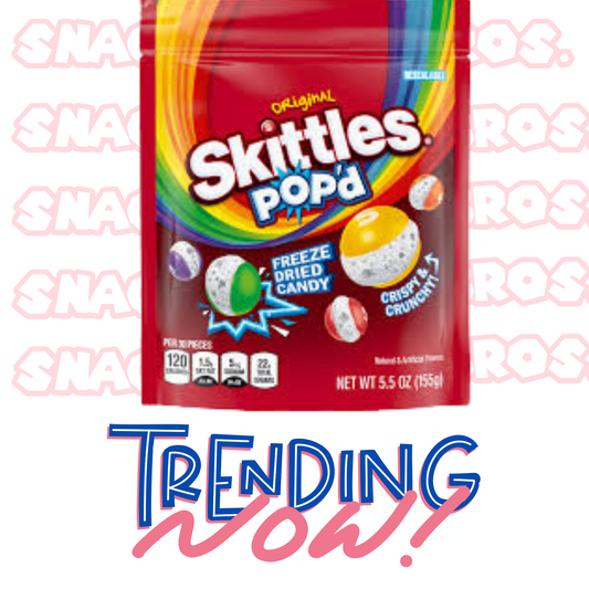 Original Skittles Pop’d - Freeze Dried Candy (155g)